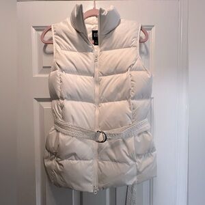 GAP Women's white down Puffer Vest